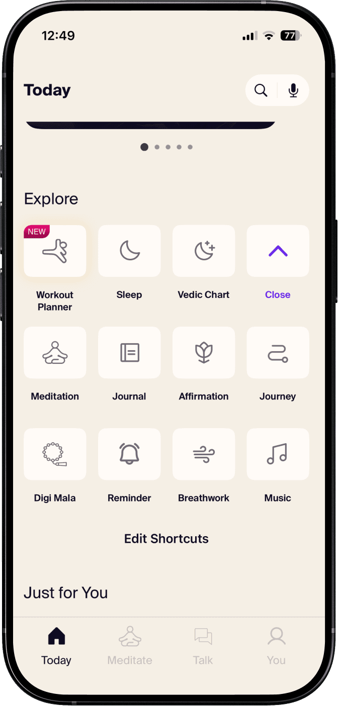 Meditate your way — app preview