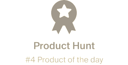 #4 Product of the Day — Product Hunt